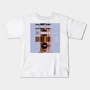 WHERE ARE YOU Body Horror Surreal Glitch Art Kids T-Shirt